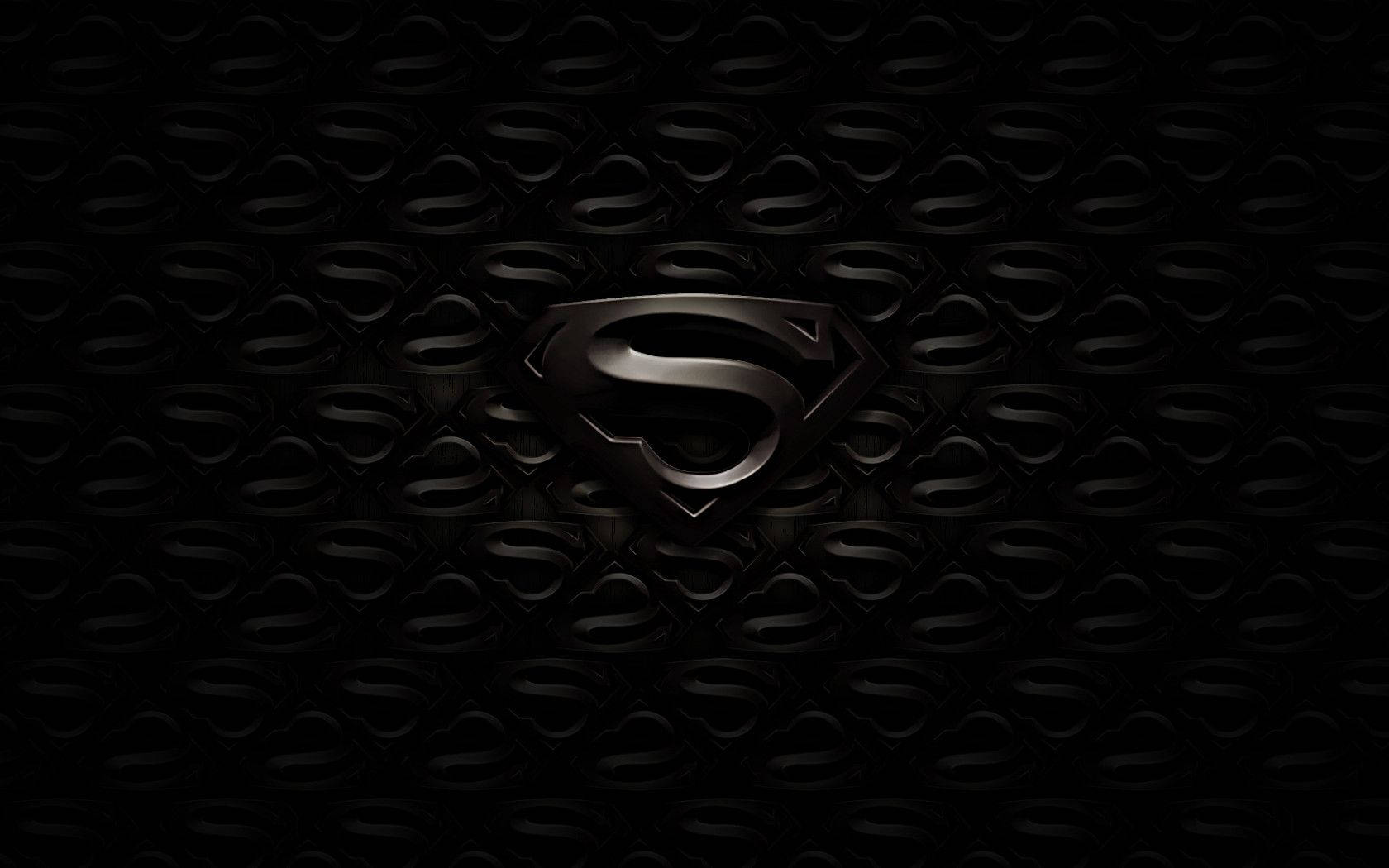 Black Superman Symbol Iphone Wallpaper