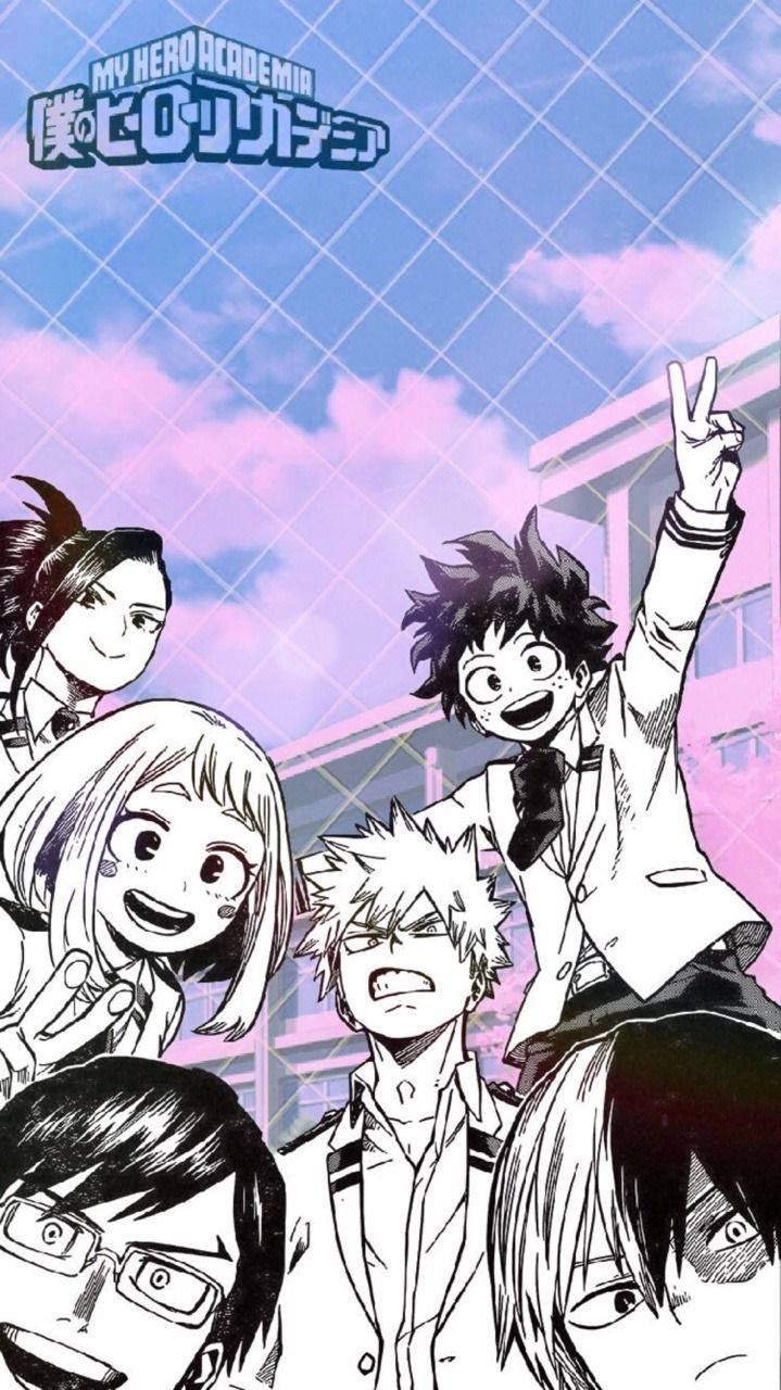 Black White Mha Heroes Wallpaper