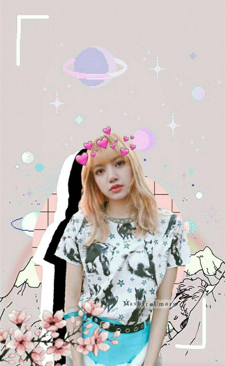 Blackpink Lisa Space Aesthetic Wallpaper