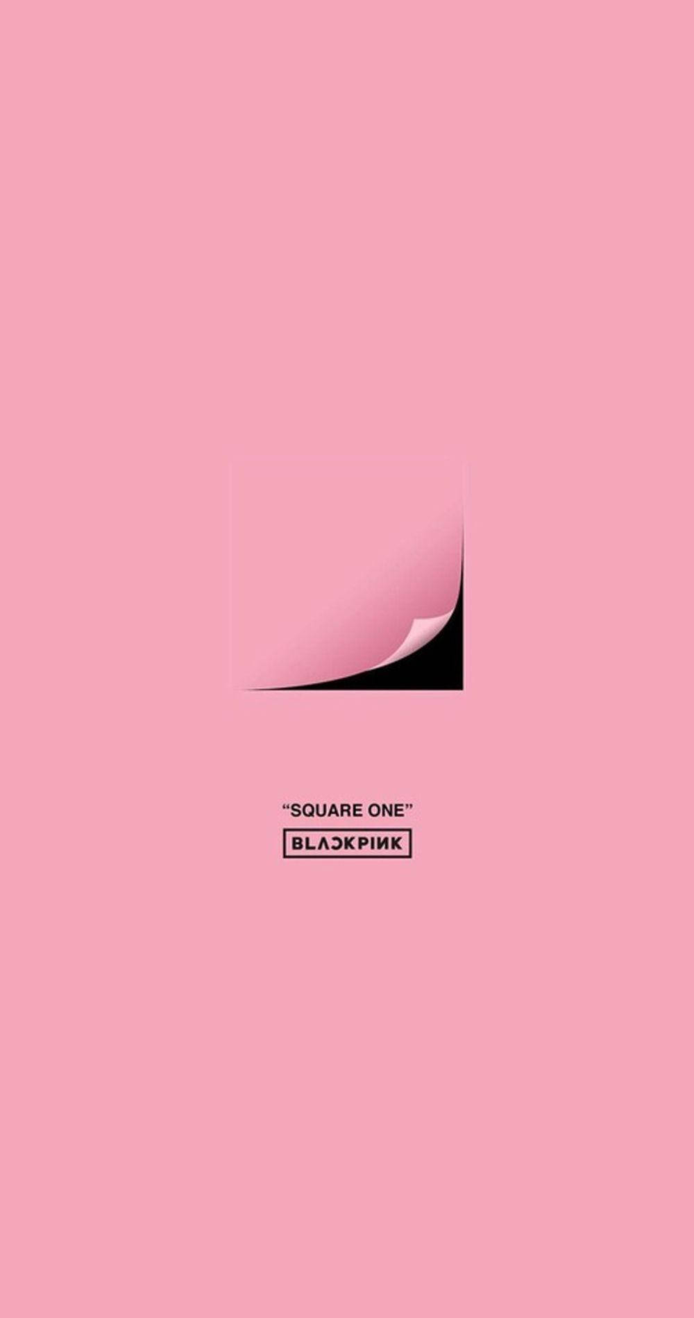 Blackpink Logo For Square One Album Wallpaper