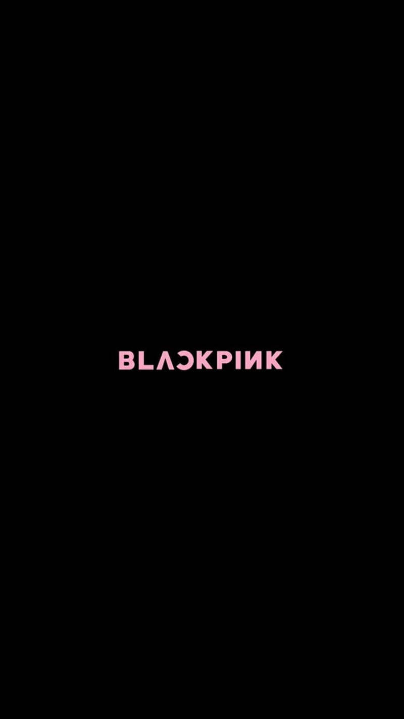 Blackpink Logo In Minimalist Wallpaper