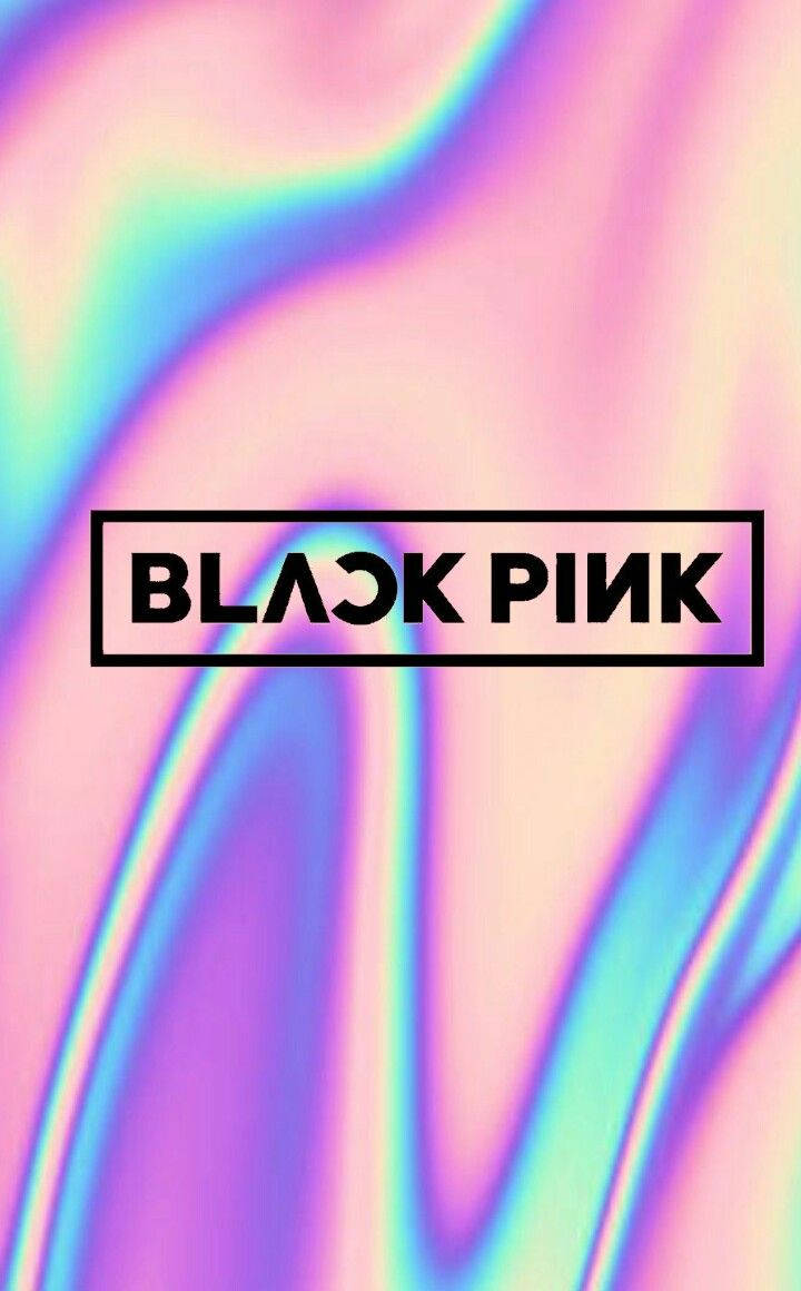 Blackpink Logo Over Reflective Surface Wallpaper