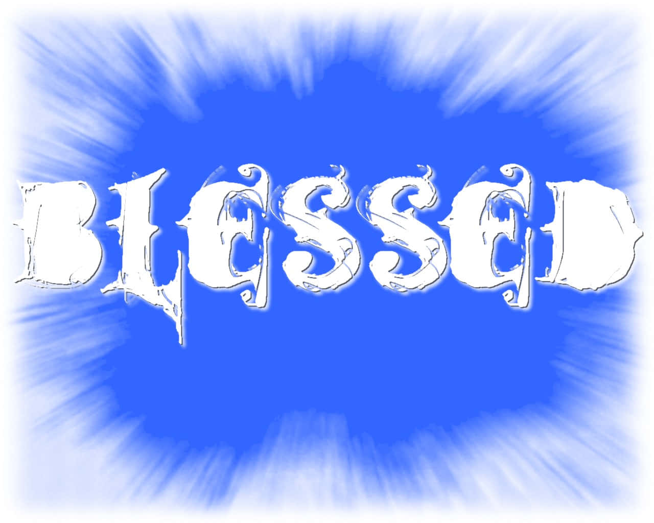 Blessed White Rays Wallpaper