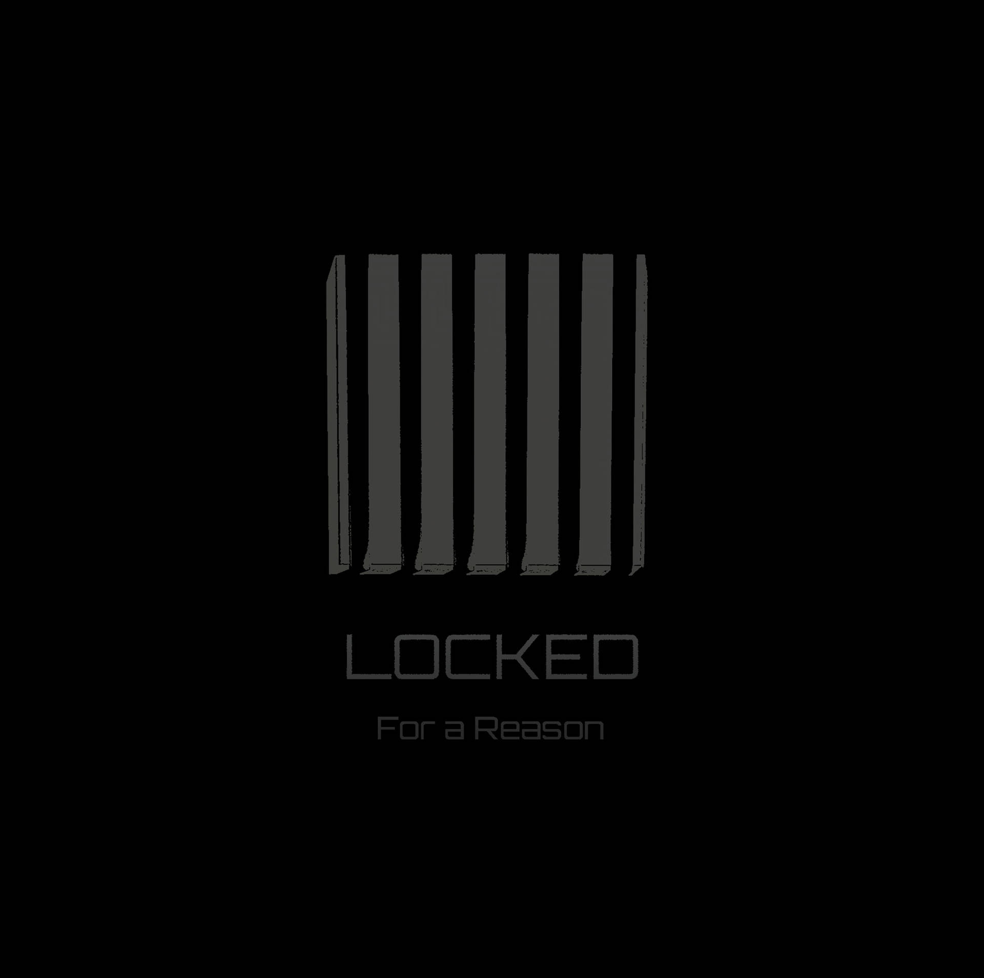 Blocks Design On It’s Locked For A Reason Wallpaper