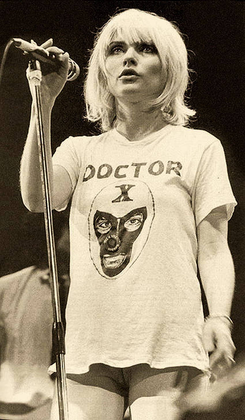 Blondie Debbie Harry Sepia Photography Wallpaper