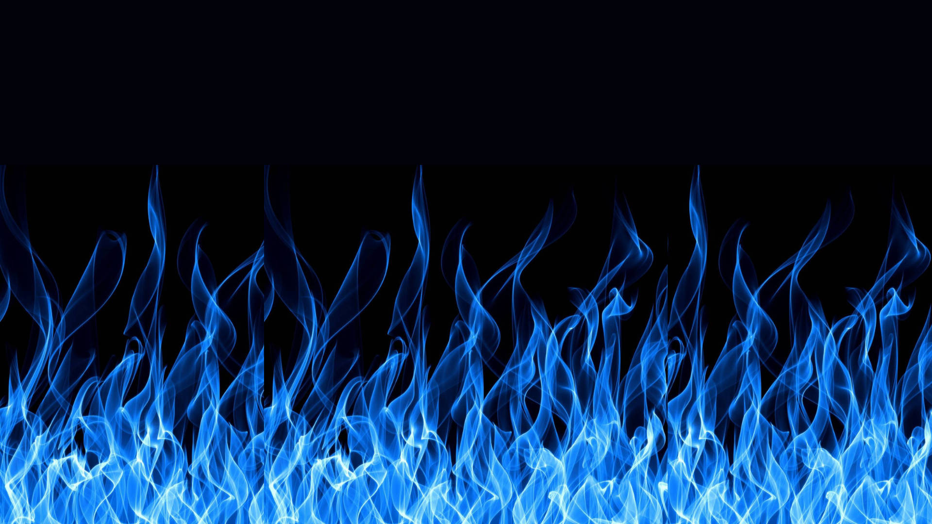 Blue Flames Fire Wallpaper