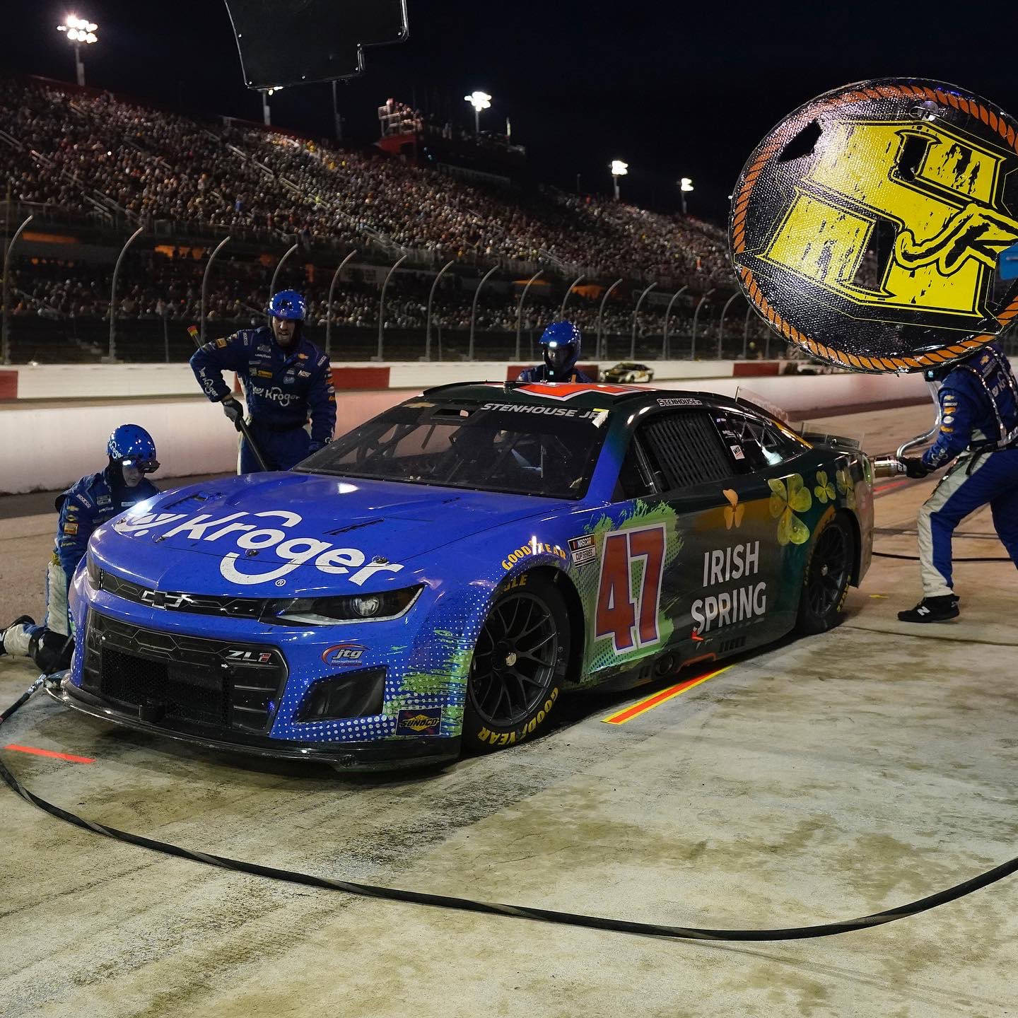 Blue Ricky Stenhouse Jr. Car Wallpaper