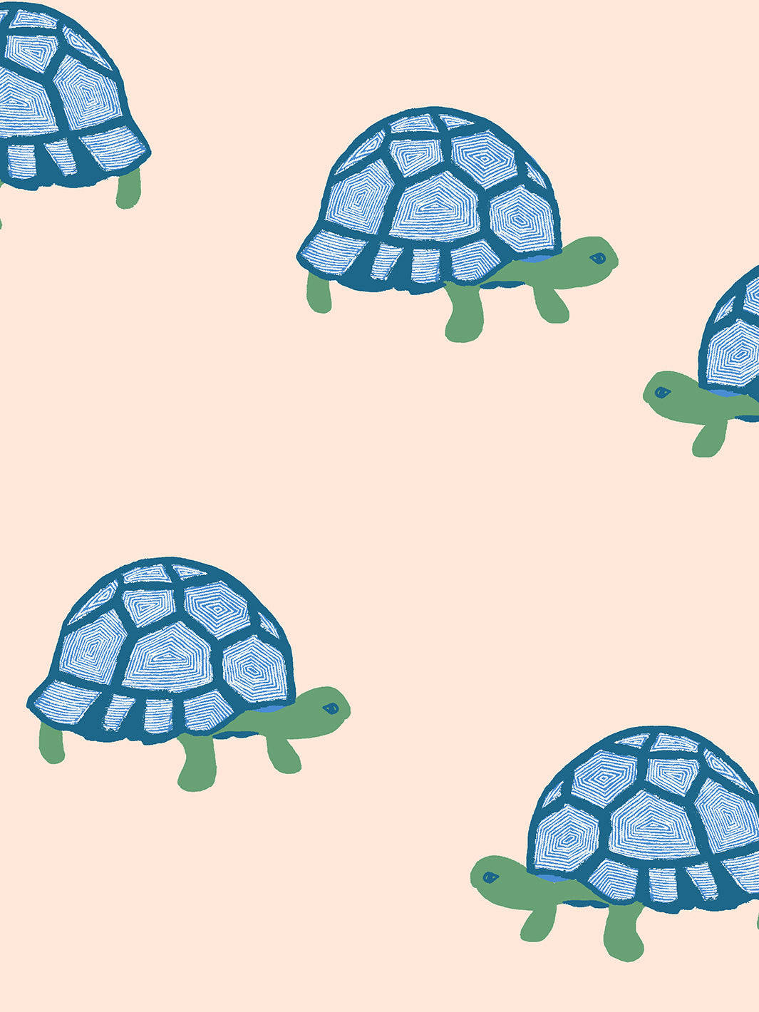 Blue Tortoise Art Wallpaper