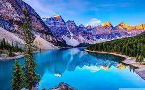 Bnaff National Park Canada Pretty Landscape Wallpaper