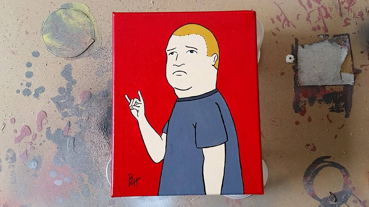 Bobby Hill Pain Art Wallpaper