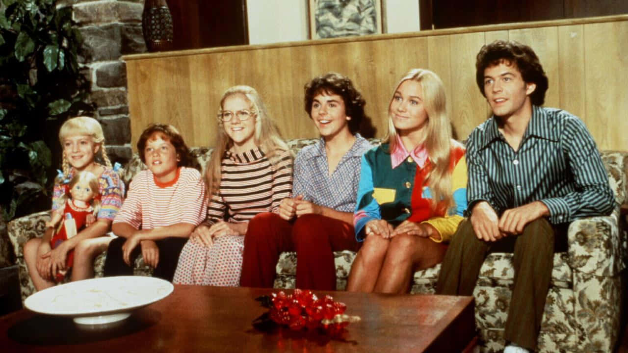 Brady Bunch Living Room Wallpaper