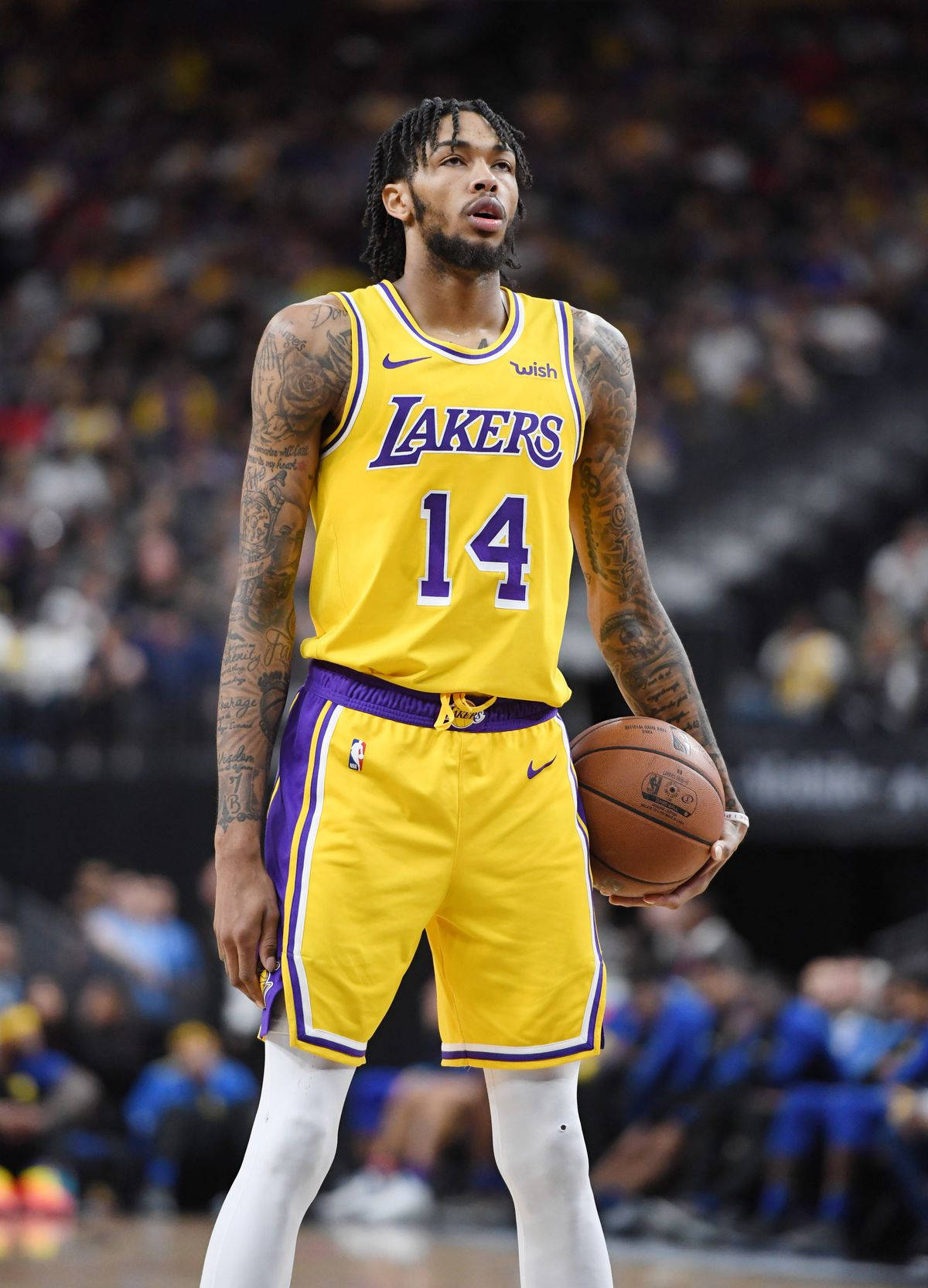 Brandon Ingram Jersey No. 14 Lakers Wallpaper