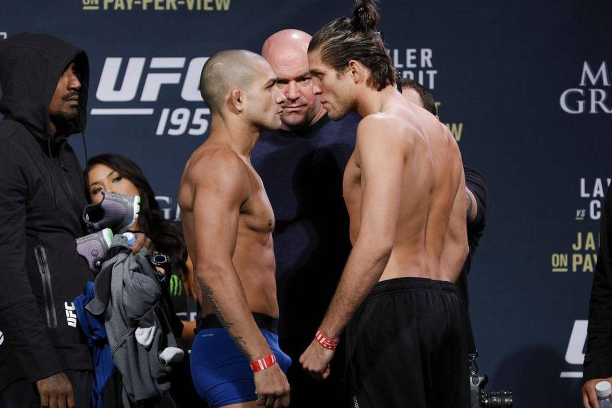 Brian Ortega Looking At Diego Wallpaper