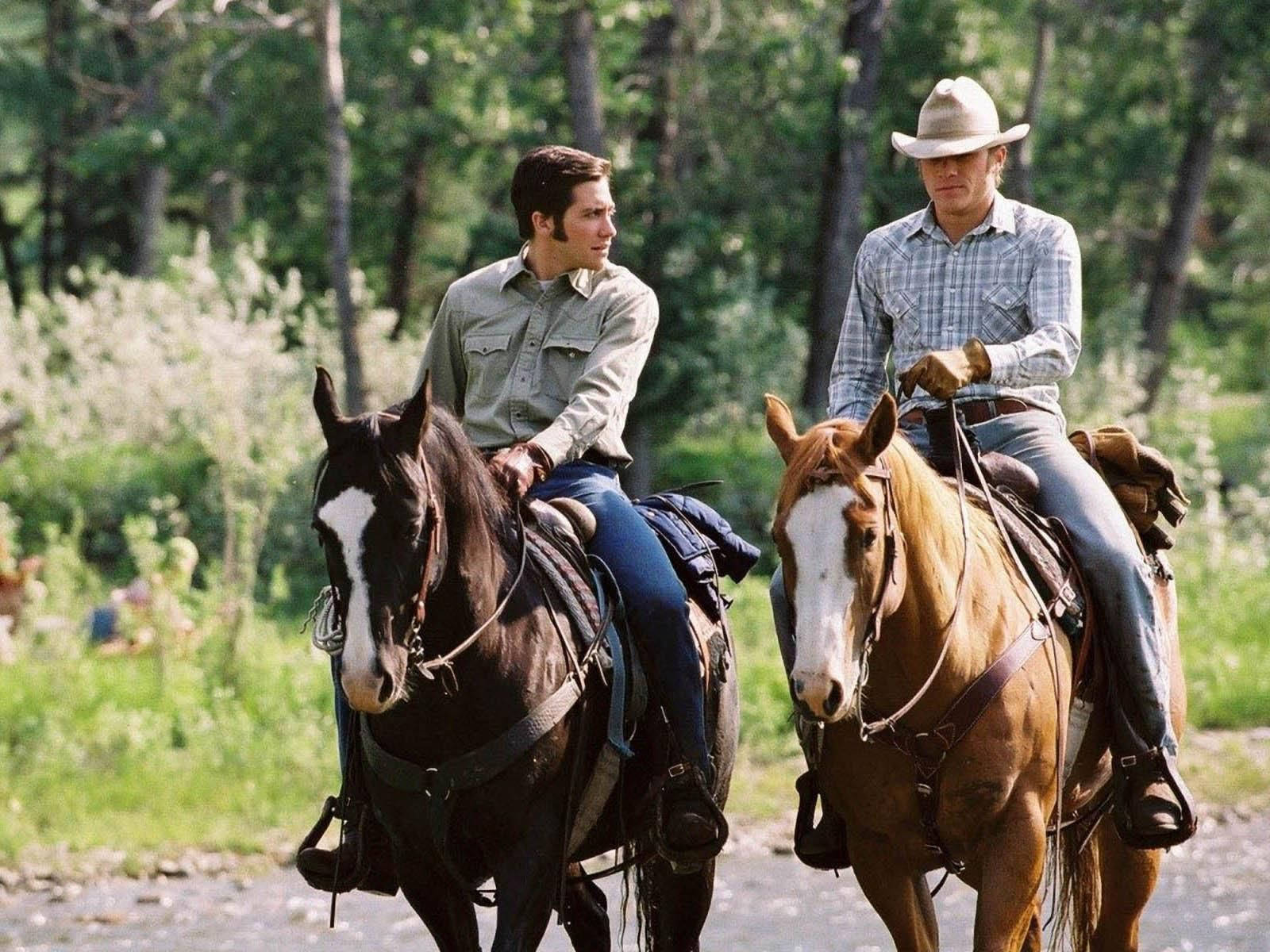 Brokeback Mountain Horseback Riding Wallpaper