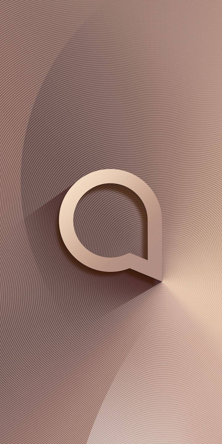 Brown Alcatel Logo Wallpaper