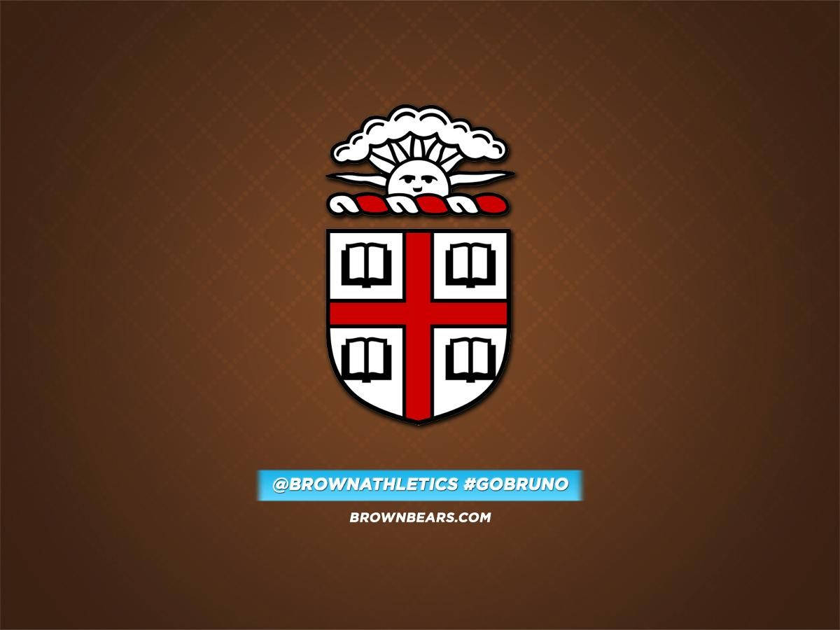 Brown University Logo And Hashtags Wallpaper