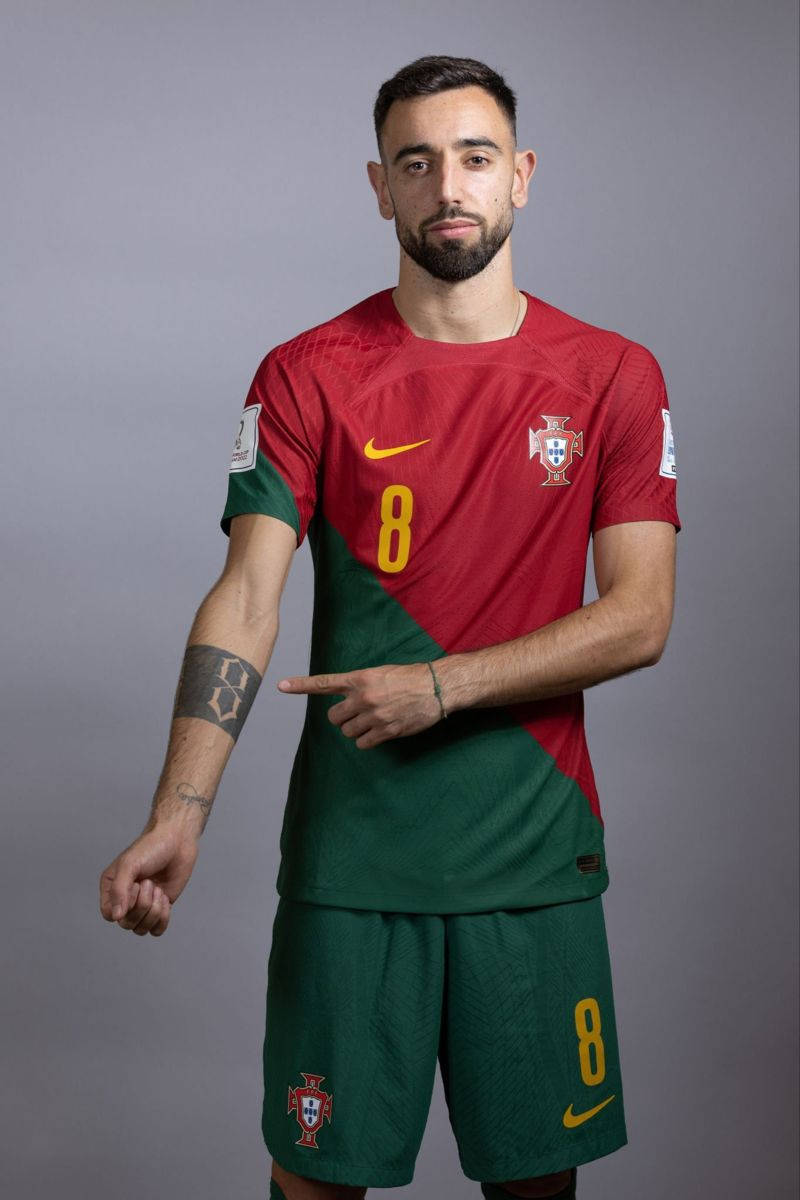 Bruno Fernandes Number 8 Tattoo Wallpaper