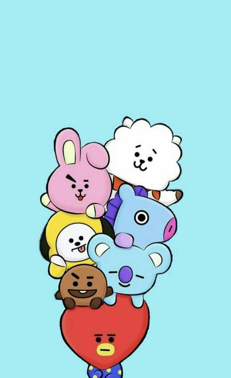 Bts Bt21 Characters Wallpaper