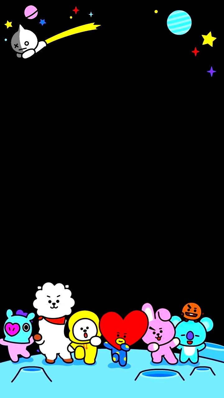 Bts Bt21 Space Adventure Wallpaper