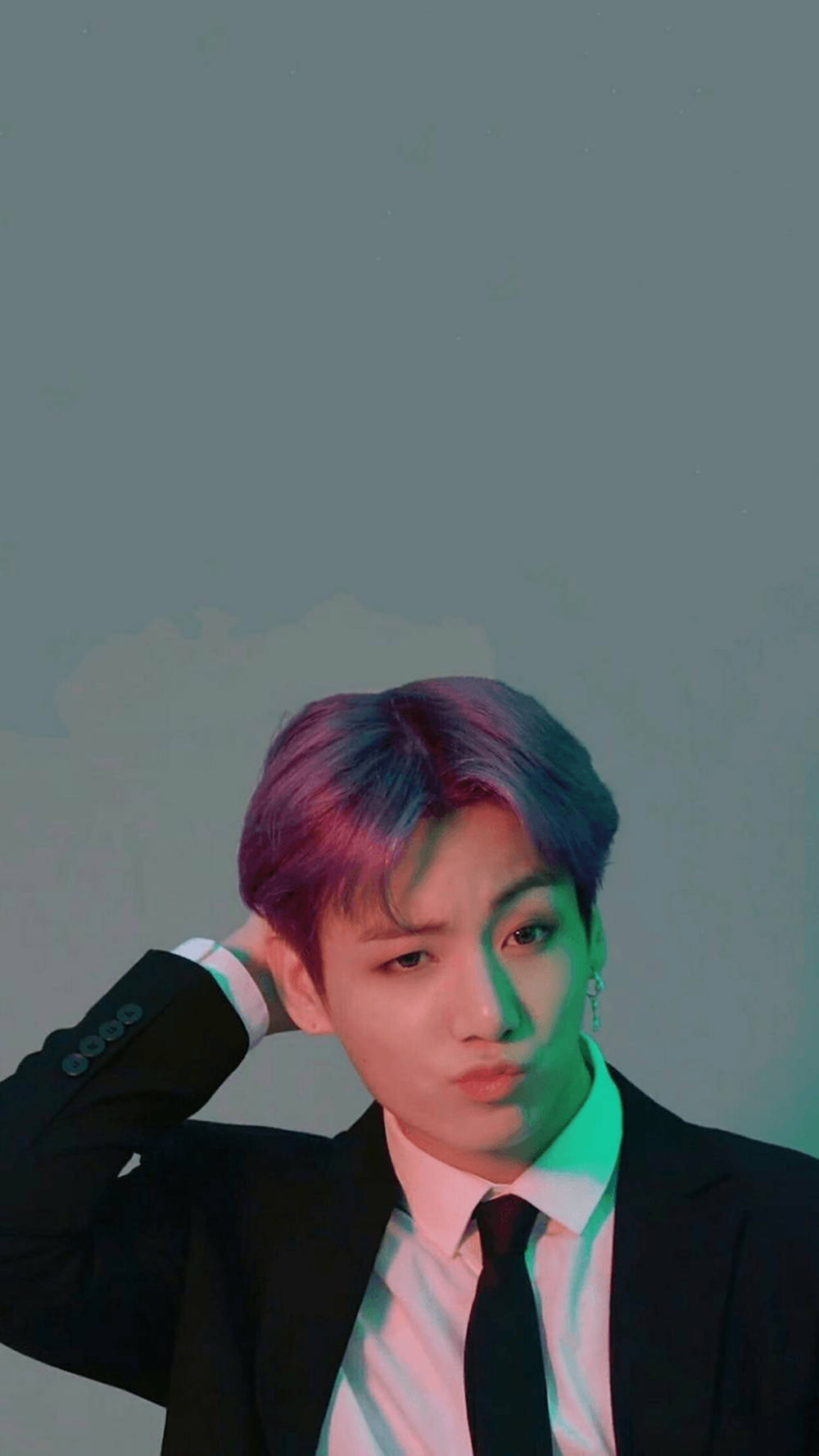 Bts Jk Alluring Portrait Shot Wallpaper