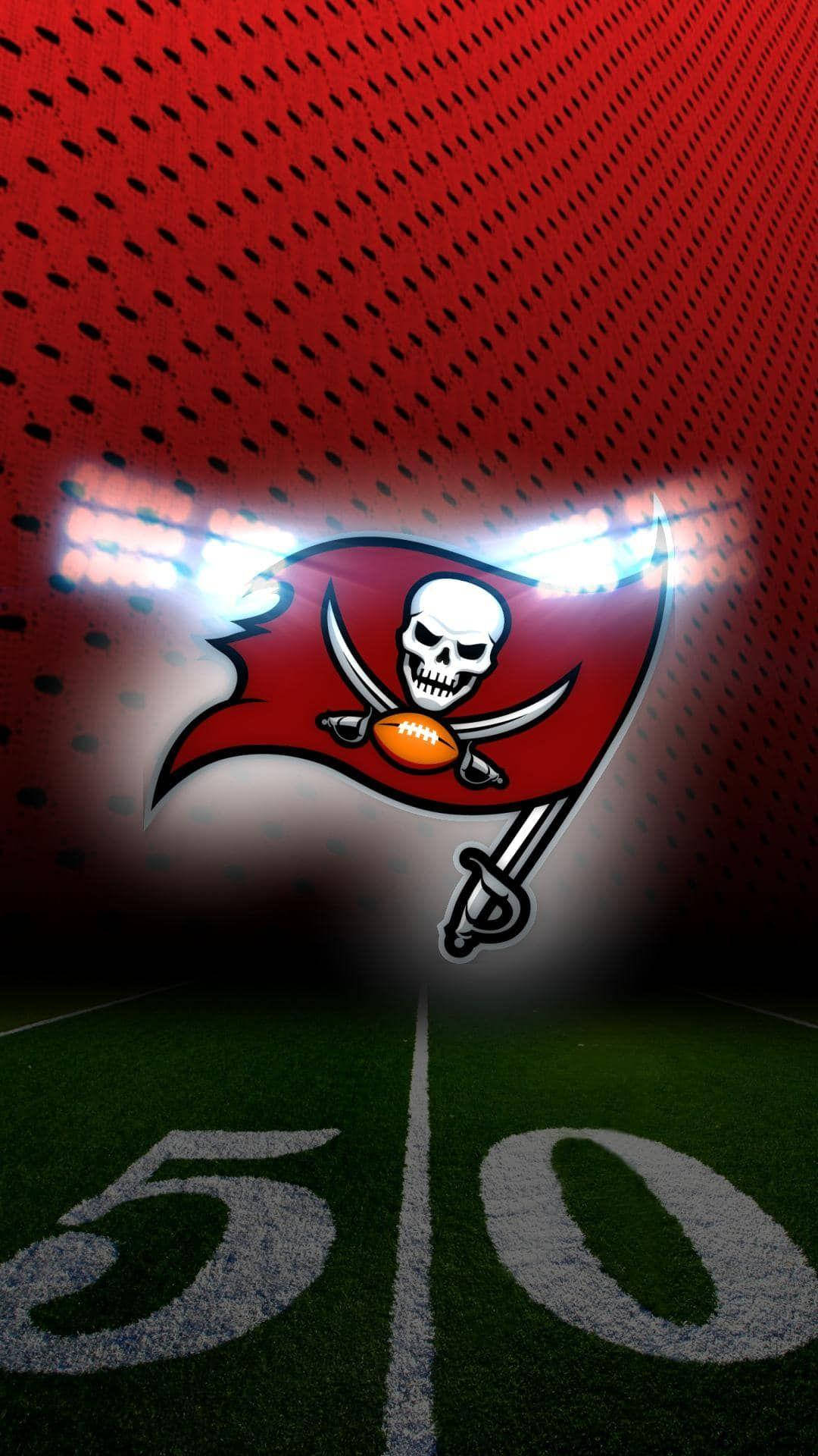 Buccaneers Logo Field Lights Wallpaper