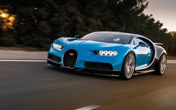 Bugatti Chiron Hypercar In Motion 4k Wallpaper