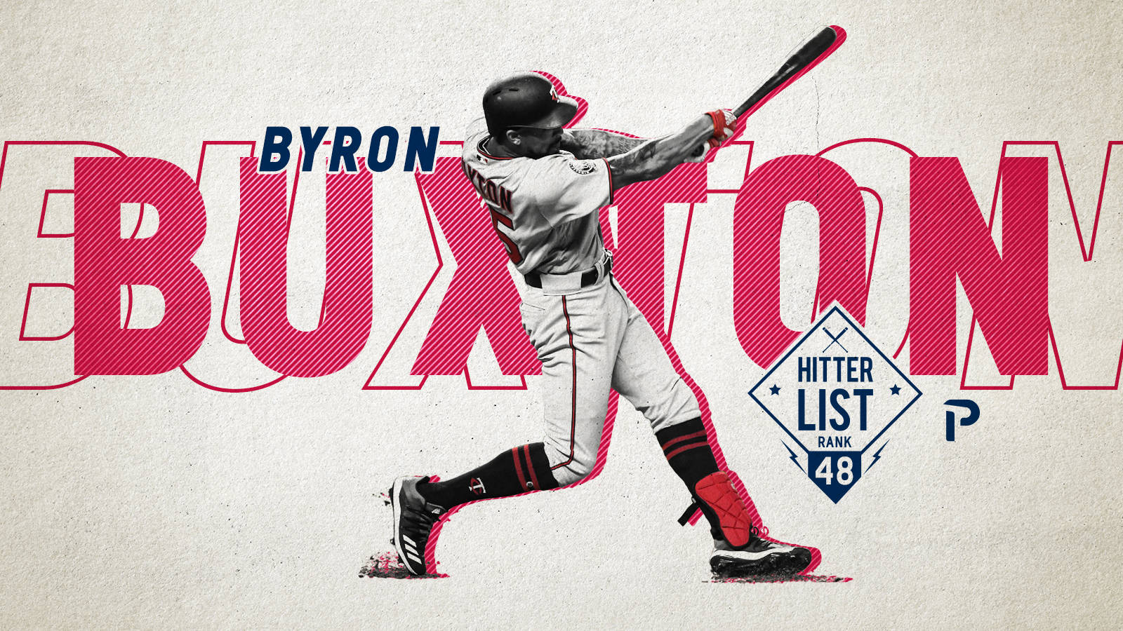 Byron Buxton Typography Wallpaper