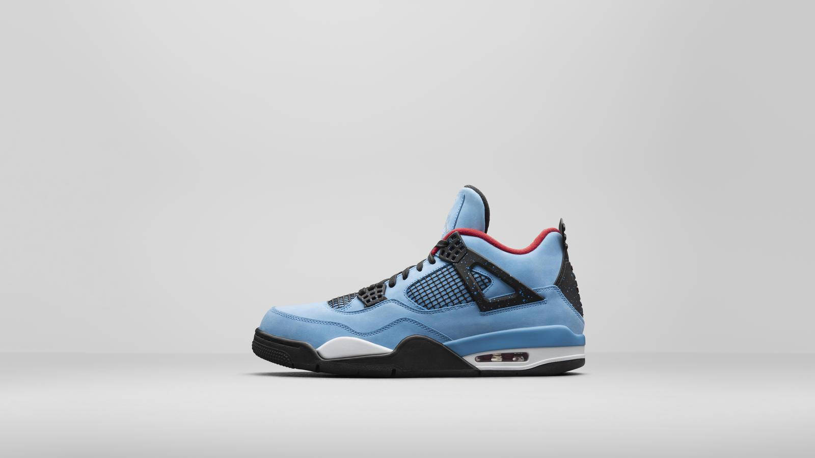 Cactus Jack Travis Scott Jordan 4 White Aesthetic Wallpaper