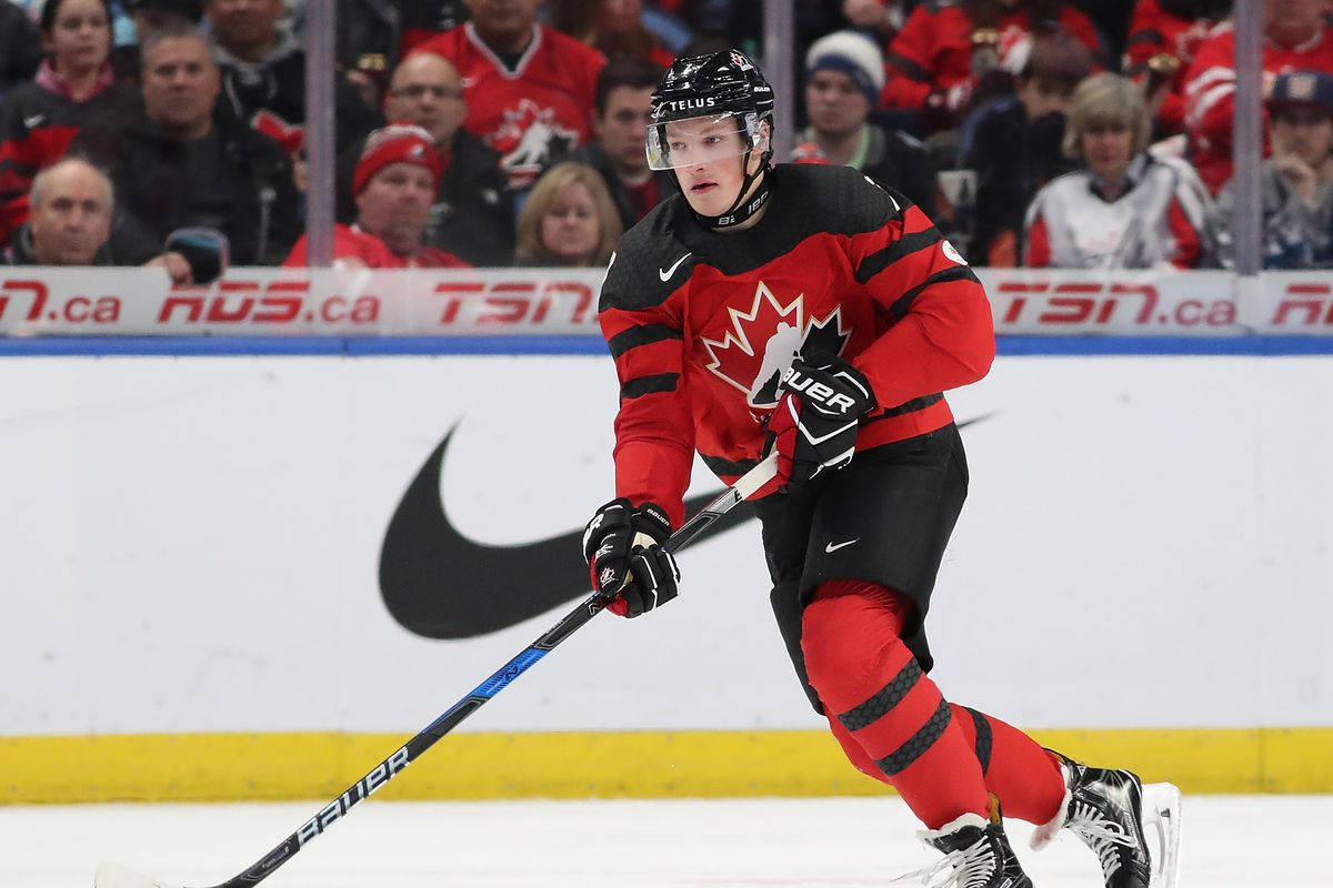 Cale Makar Canada Ice Hockey Team Wallpaper