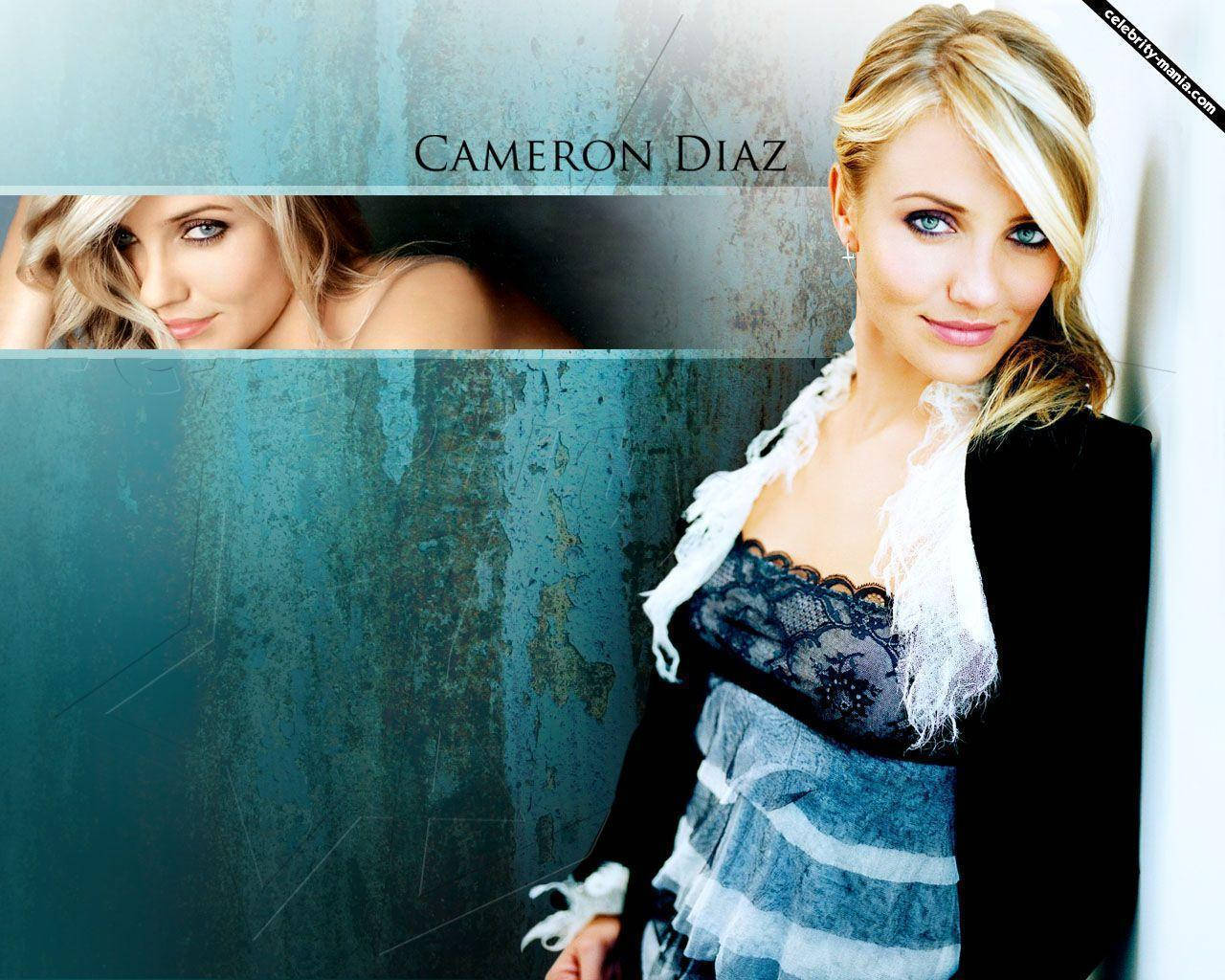 Cameron Diaz Edit Blue Aesthetic Wallpaper