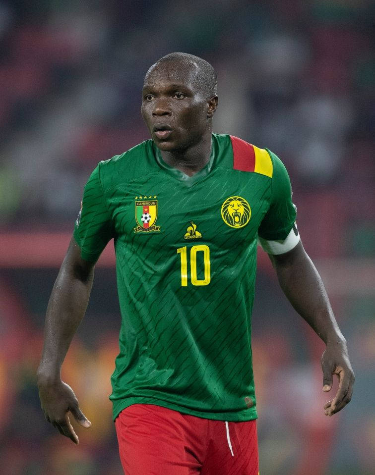 Cameroon National Football Team Captain Aboubakar Wallpaper