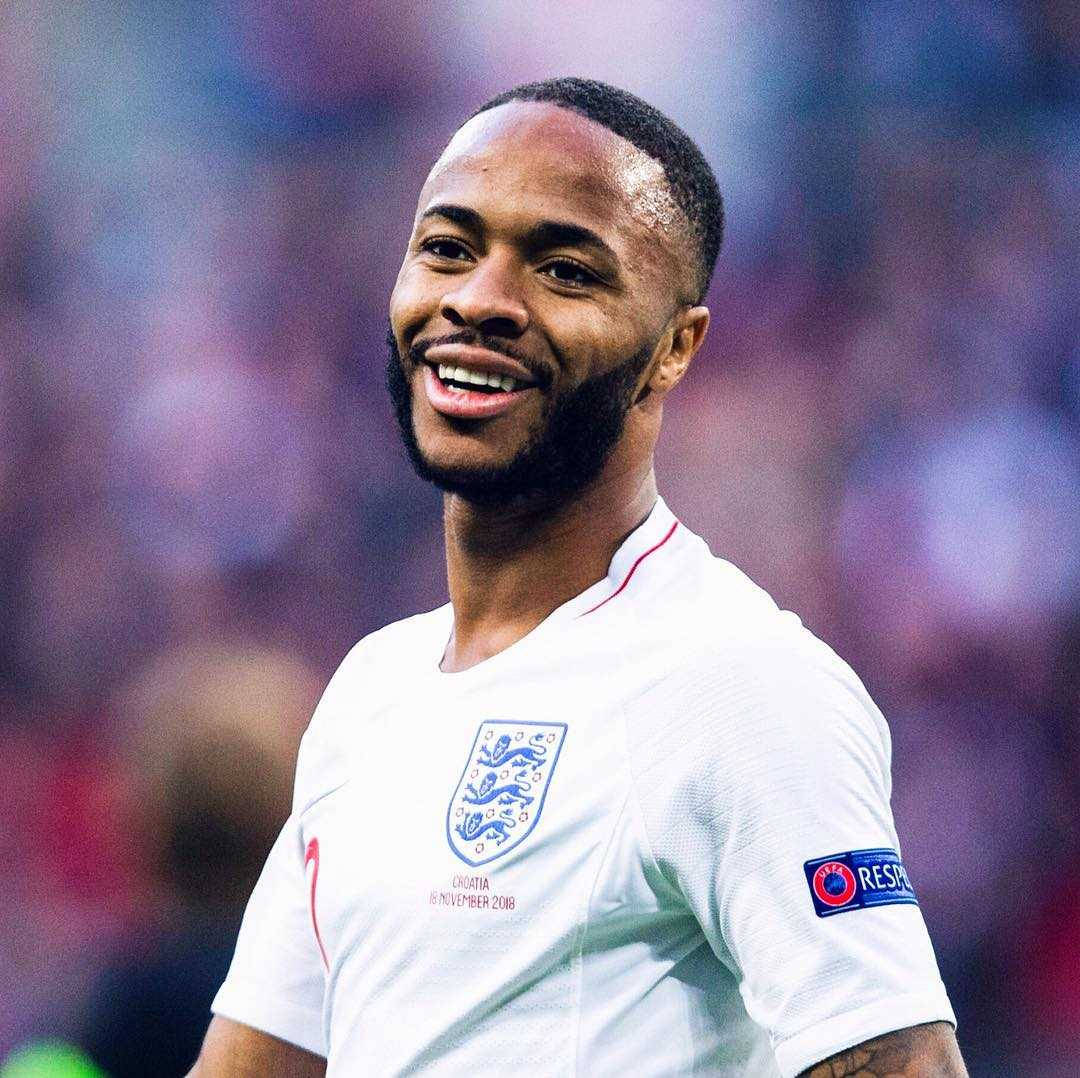 Candid Headshot Of Raheem Sterling Wallpaper