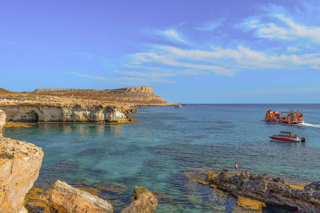 Cape Greco Cyprus Wallpaper