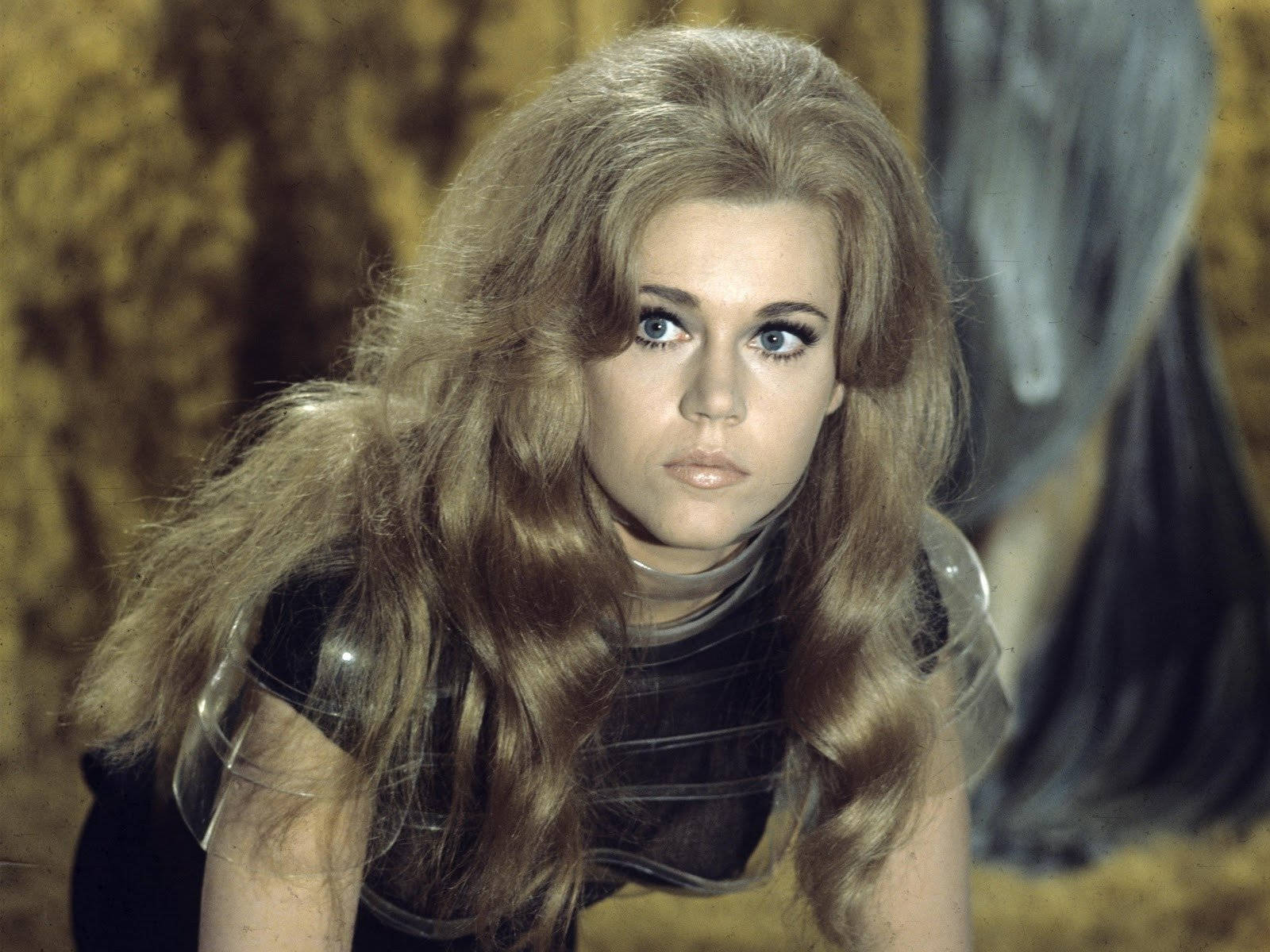 Caption: A Vintage Snapshot Of Jane Fonda Wallpaper