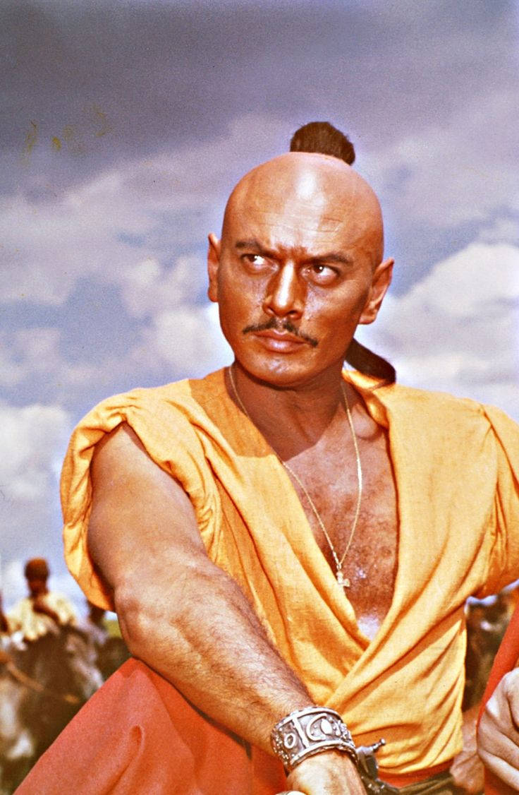 Caption: American Actor Yul Brynner In Taras Bulba Wallpaper