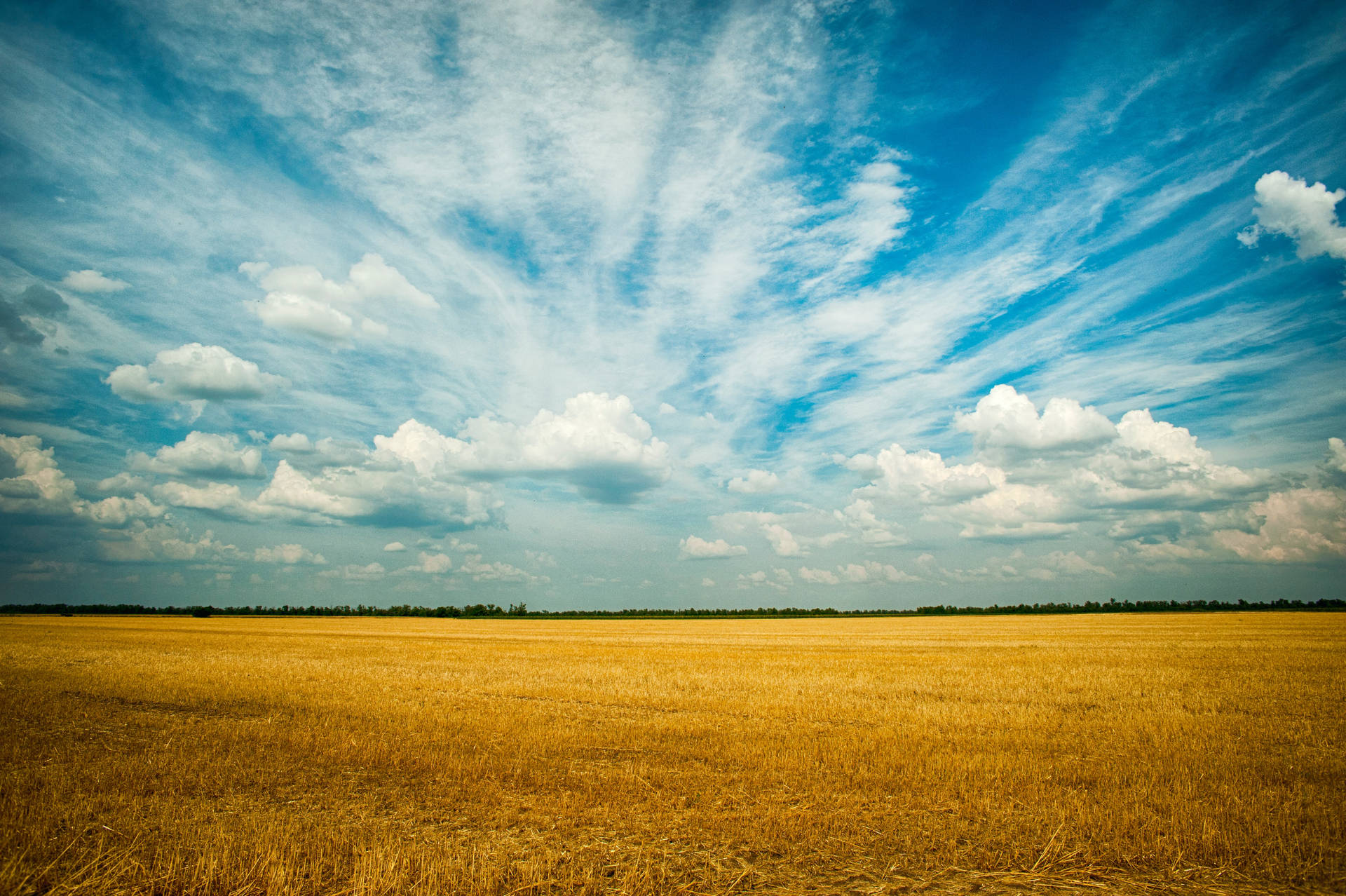 Caption: Heavenly Clouds In Vintage Aesthetic Wallpaper