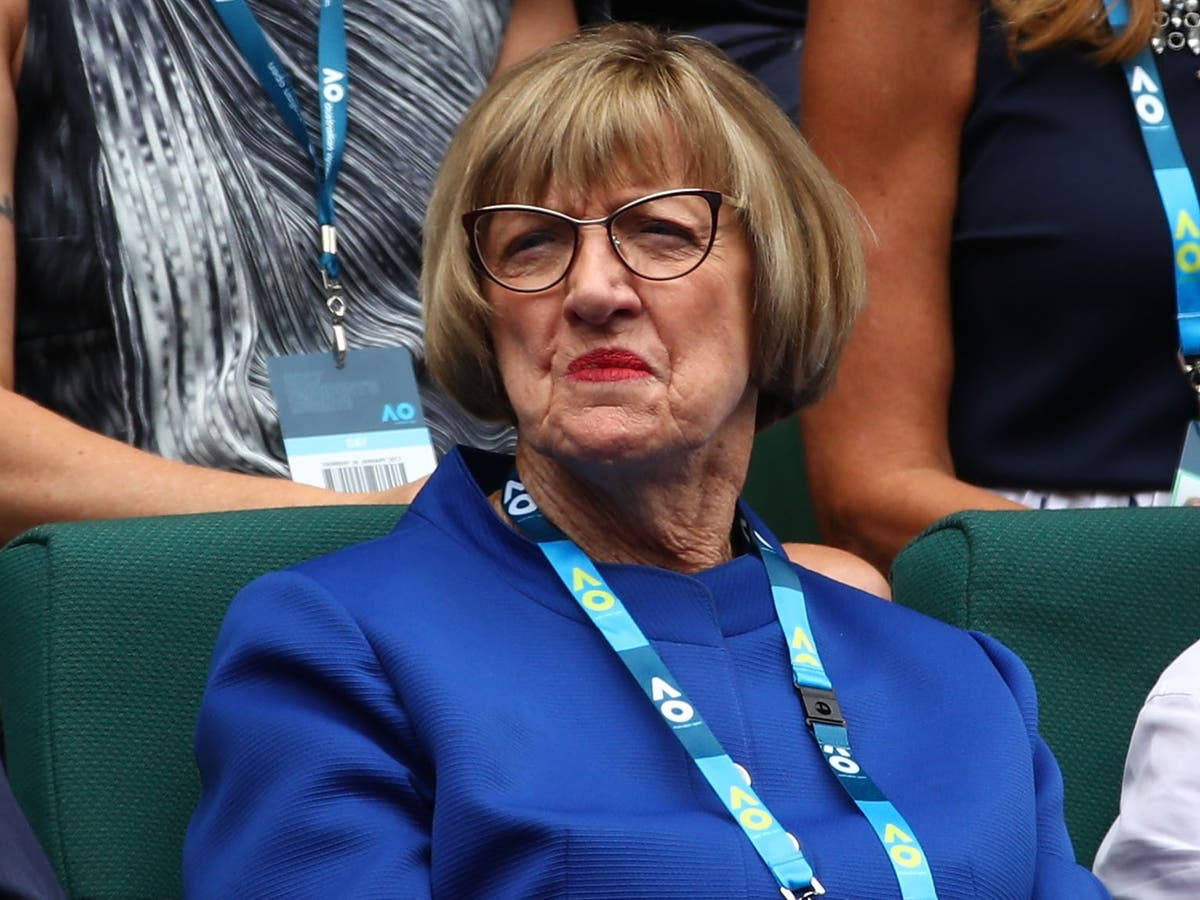 Caption: Margaret Court At A Christian Ministry Event Wallpaper