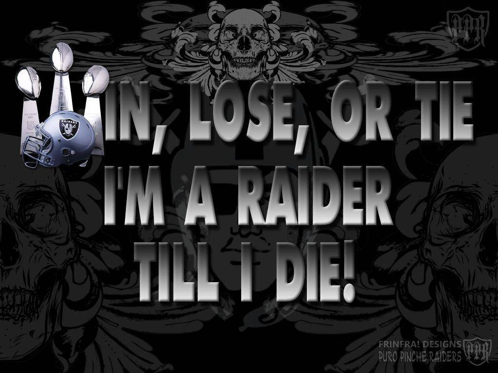 Caption: Passionate Oakland Raiders Fan Art Wallpaper