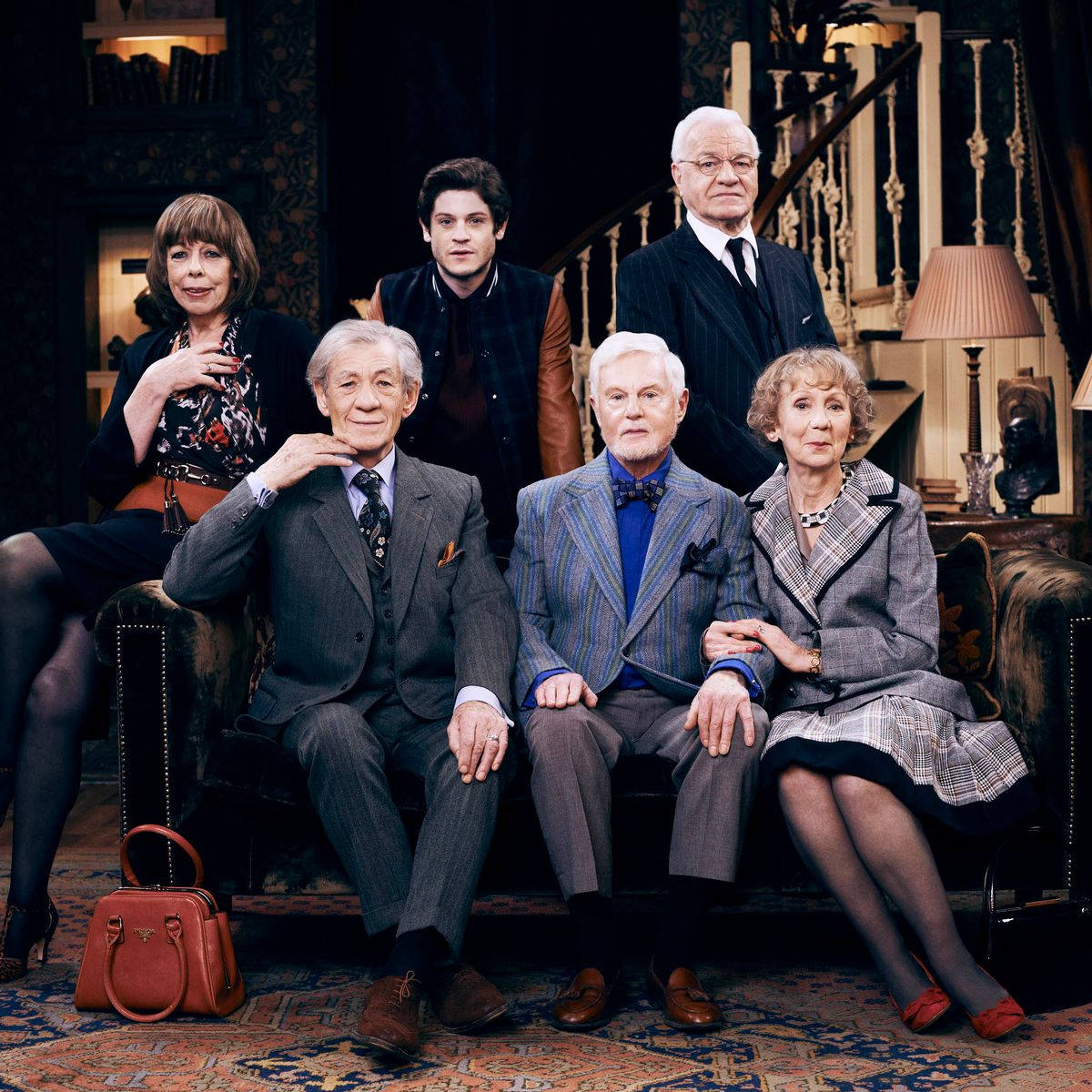 Caption: Sir Derek Jacobi In 'vicious' Tv Series Wallpaper