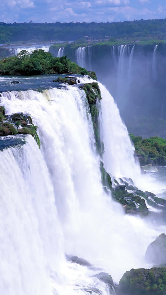 Captivating Majesty Of Iguazu Falls Wallpaper