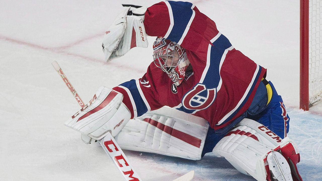 Carey Price Ice Hockey Goal Blocker Photography Wallpaper