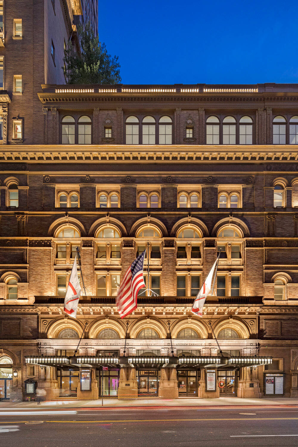 Carnegie Hall Facade Wallpaper