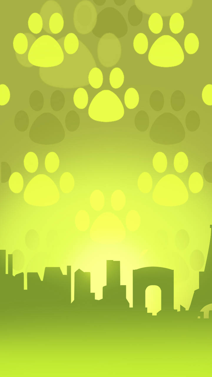 Cat Noir Paw Prints Wallpaper