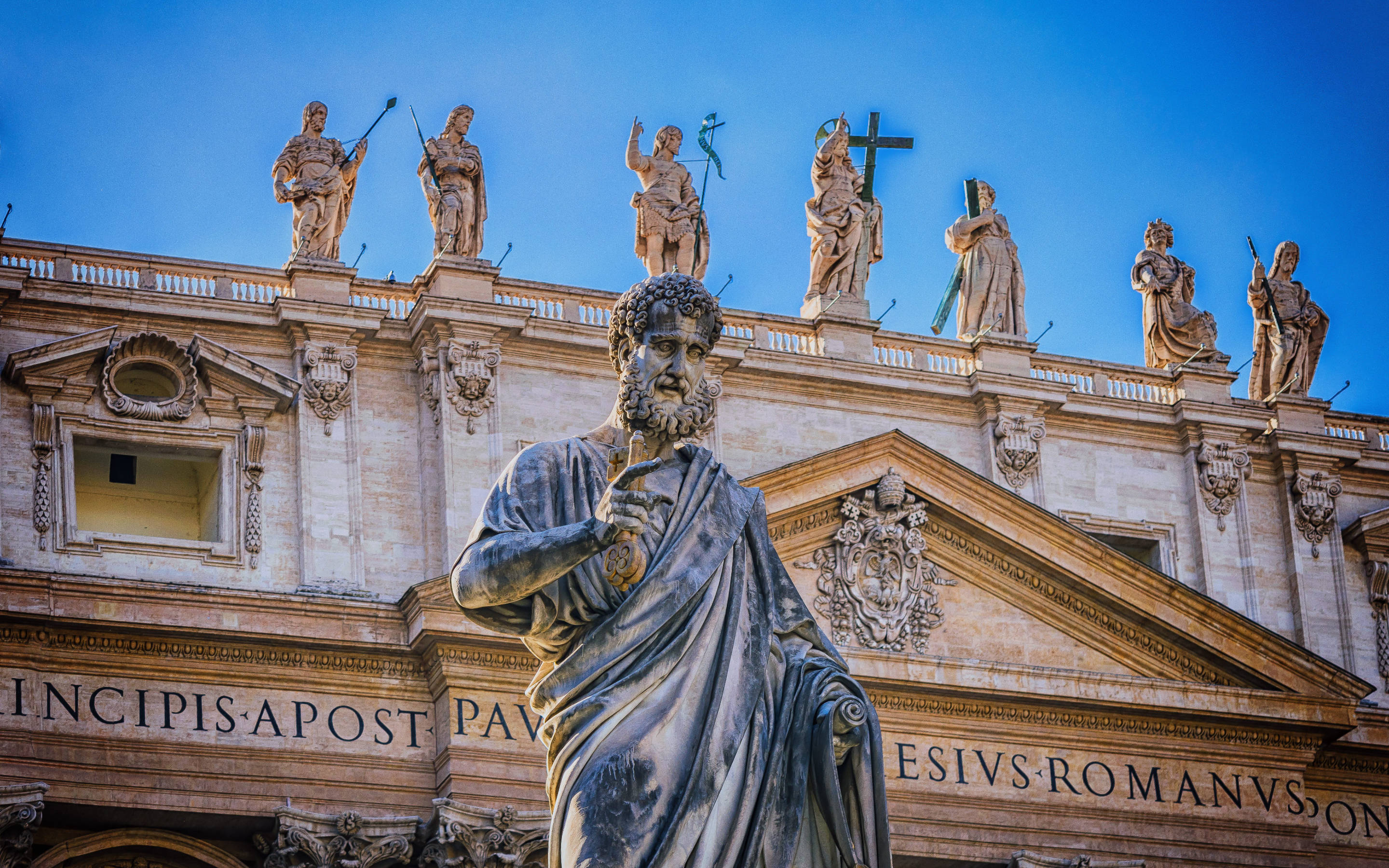 Catholic Icons St Peter's Square Wallpaper