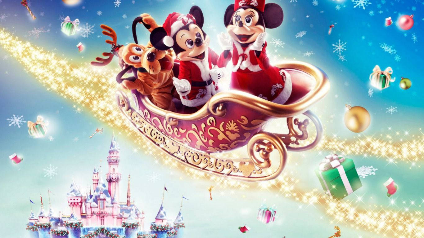 Celebrate The Holidays With Disney This Christmas Wallpaper