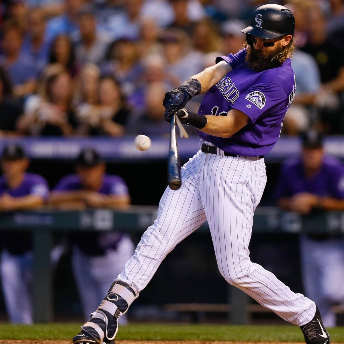 Charlie Blackmon Baseball Bat And Ball Wallpaper