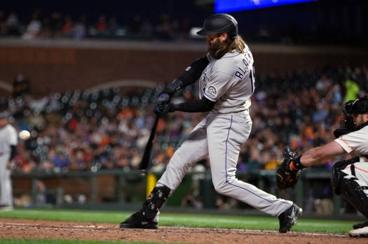 Charlie Blackmon In Action Wallpaper