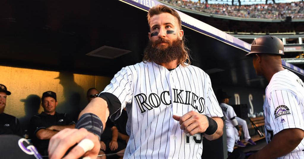 Charlie Blackmon Near The Dugout Wallpaper