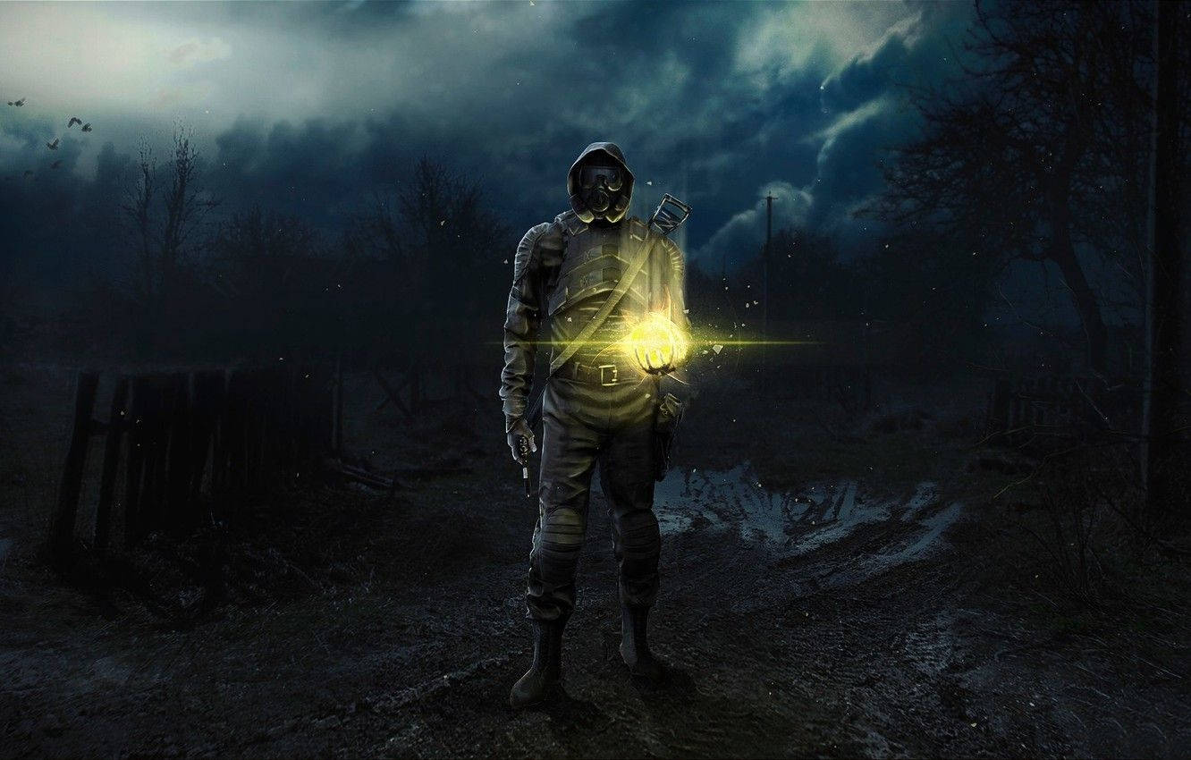 Chernobyl S.t.a.l.k.e.r. Hazmat Soldier Wallpaper