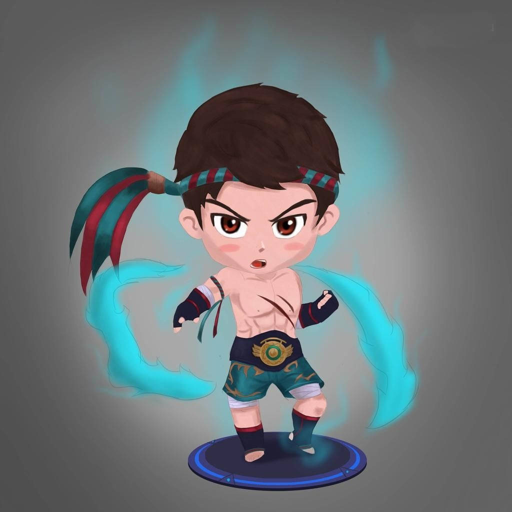 Chou Ml King Of Muay Thai Chibi Wallpaper